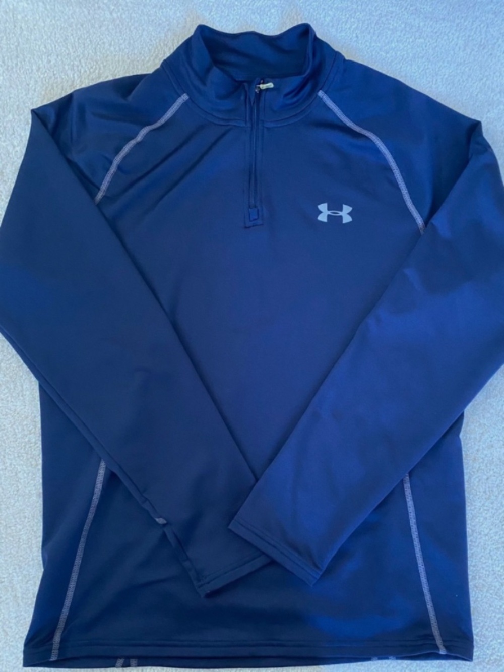 Under Armour Fitted ColdGear 1/4 Zip Shirt Men’s Size Large